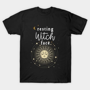 Resting Witch Face Funny Pagan Wicca Magic T-Shirt